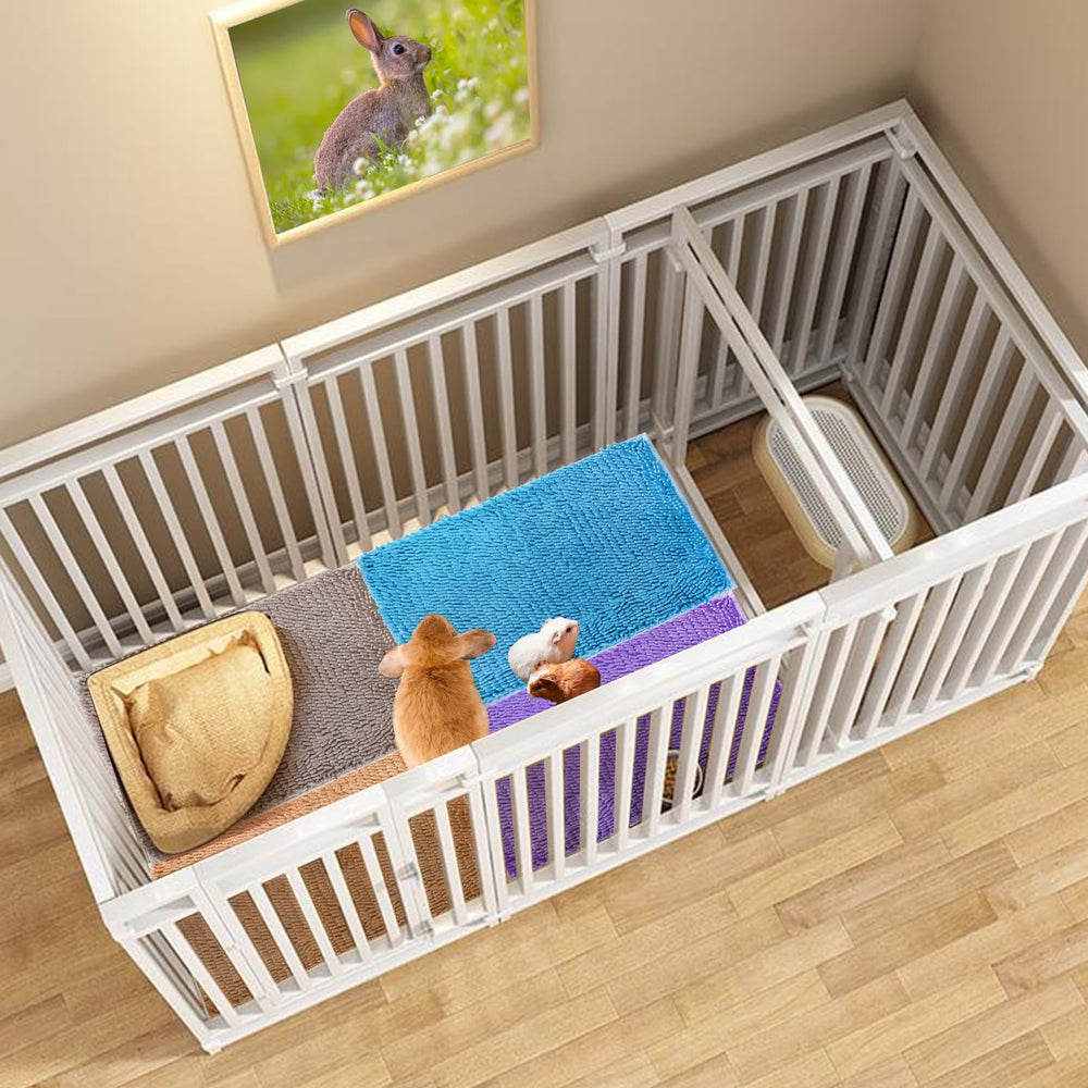 WRINGKIT guinea pig mats soft fleece touch enhances pet comfort.