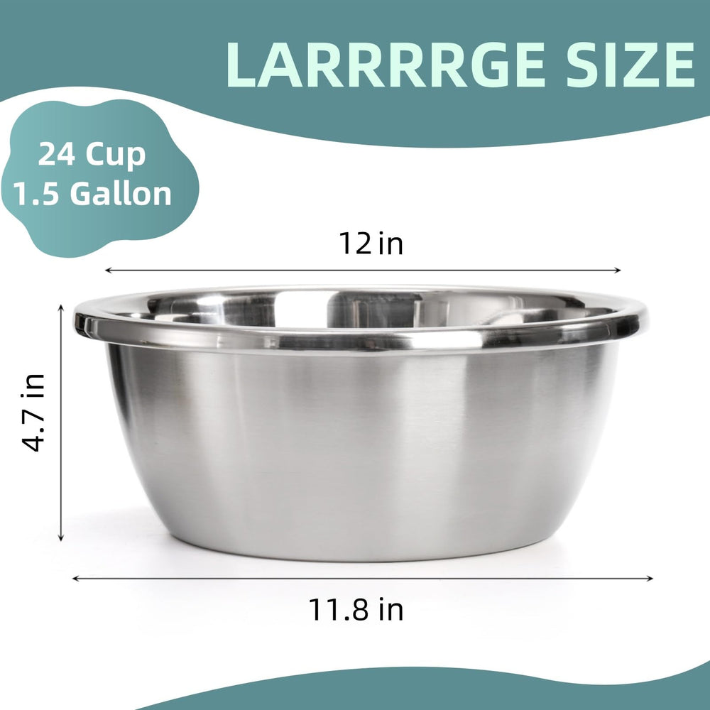 WRINGKIT stainless steel dog bowls offer durable, rust-resistant feeding for big breeds.
