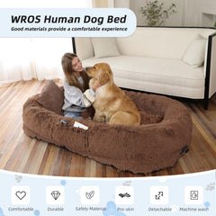 WROS faux fur cover close-up highlights plush warmth and breathable comfort.