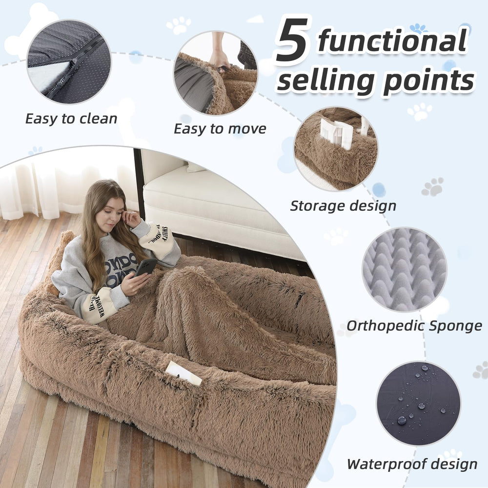 WROS bed with side pocket for easy essentials within reach