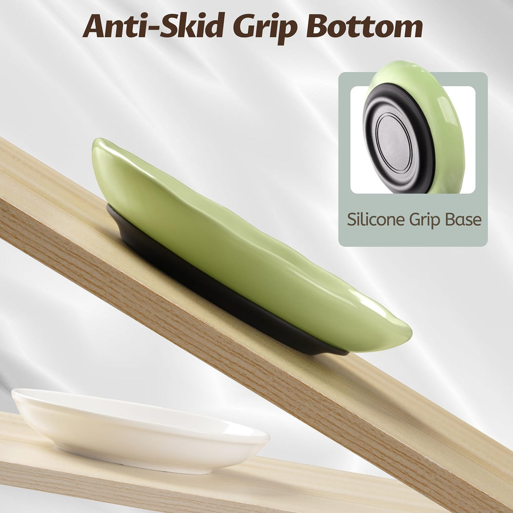 WROSWT ceramic cat bowls are wide and shallow for whisker-friendly meals.