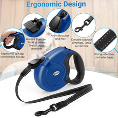 WRSOMIT heavy-duty nylon leash tape offers durability for daily walking.