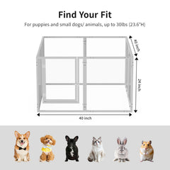 WSHPY dog playpen door access simplifies pet entry and secure containment.