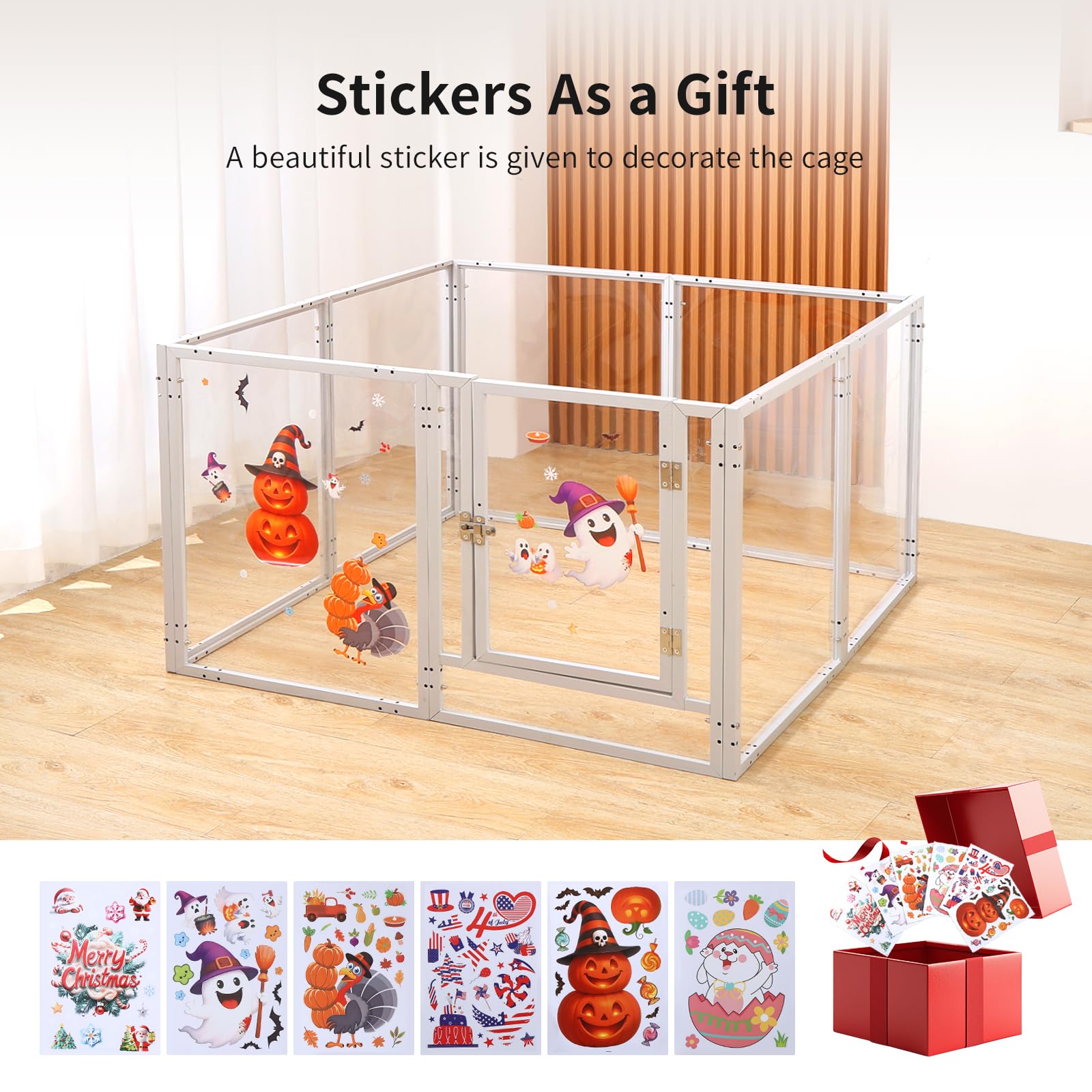 WSHPY rounded edges reduce risk of scratches for puppies.