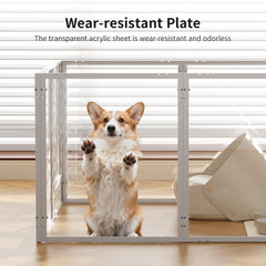 WSHPY UV-resistant acrylic withstands sun and rain for indoor or outdoor use.
