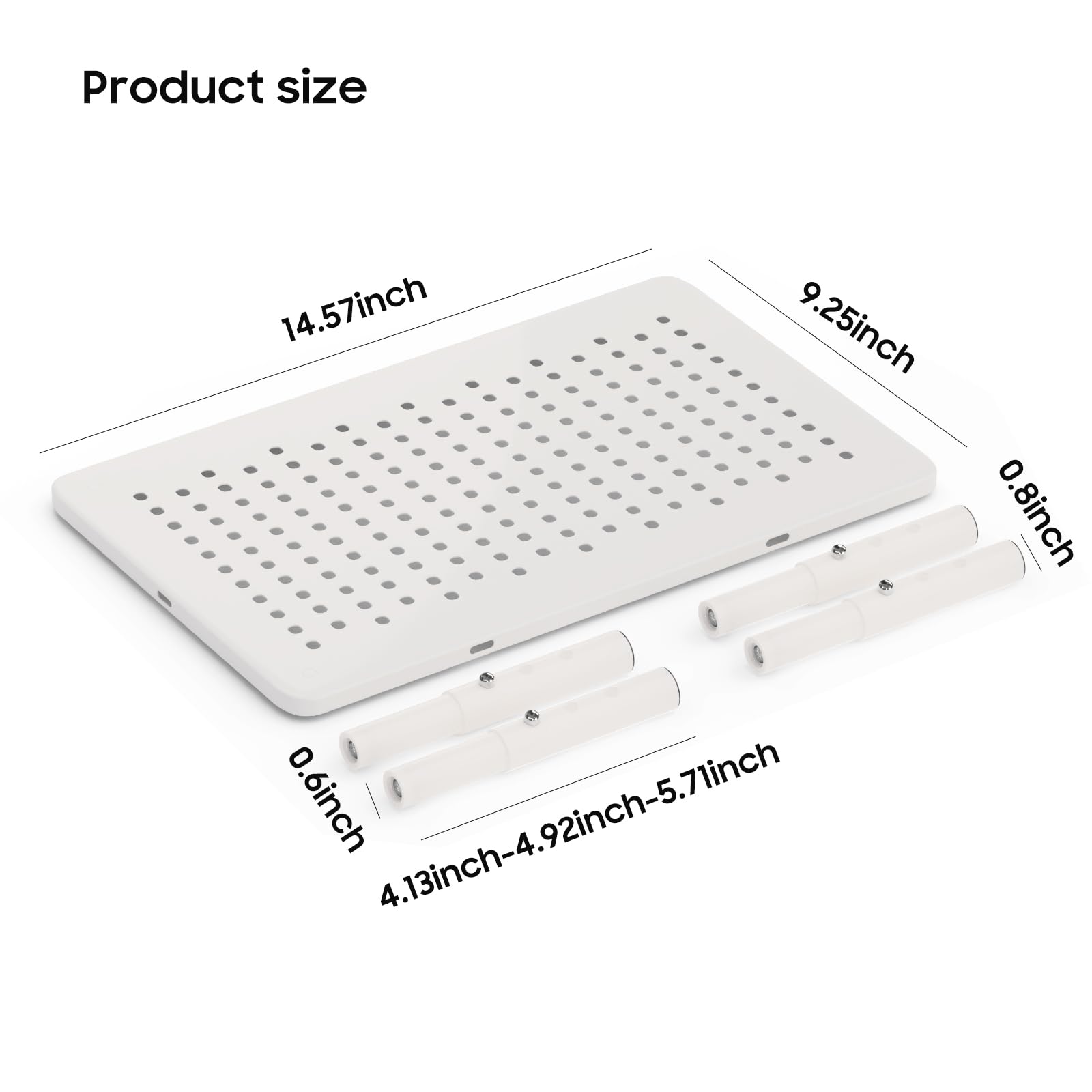 WSOWX non-slip feeder stand base keeps bowls steady and protects floors