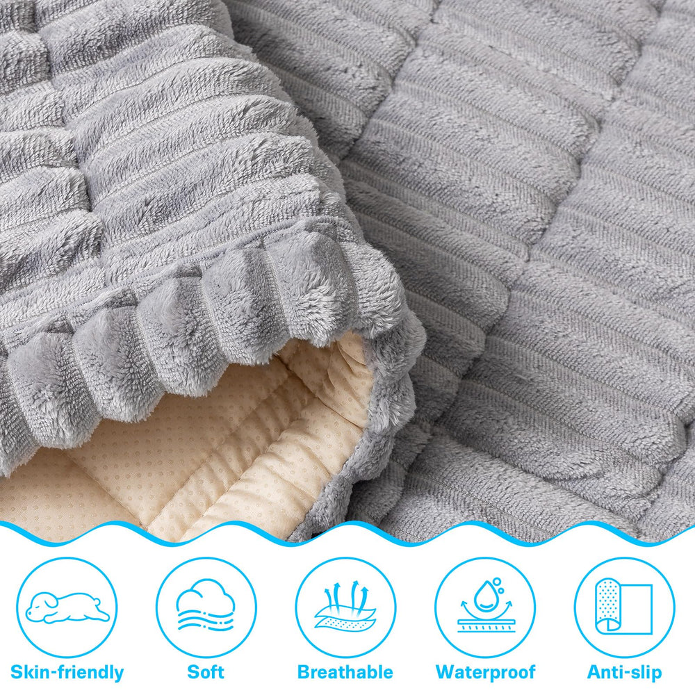 WTHAVEN light-gray fabric blends with car interiors.