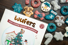 Wufers North America baked dog treats close-up emphasizing quality ingredients.