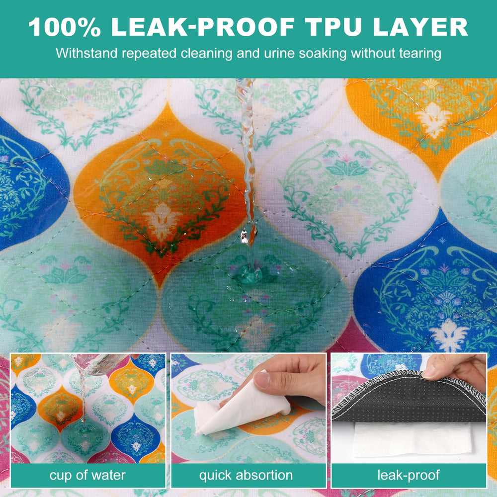 WUFFLYDRY absorbent-core closeup highlights high-liquid absorption capacity.