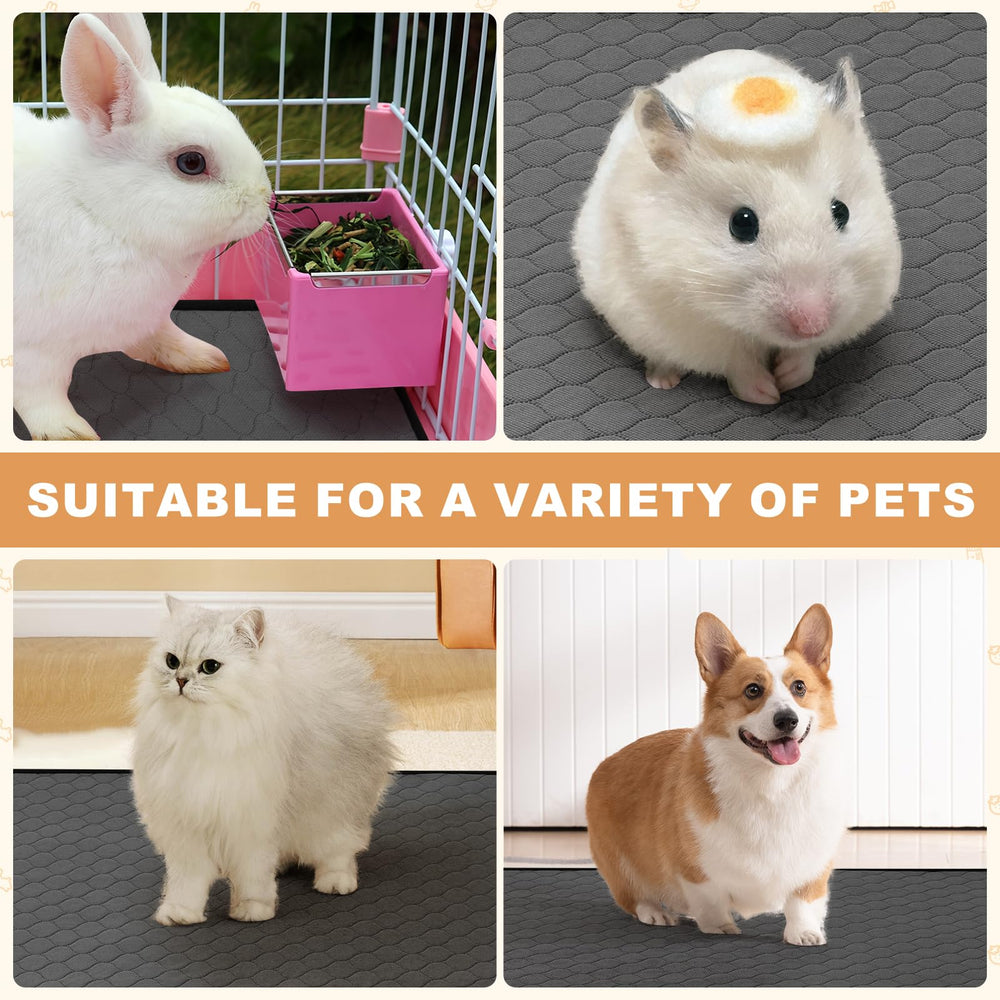 WUFFLYDRY 2-pack guinea pig liners ready for daily bedding needs.