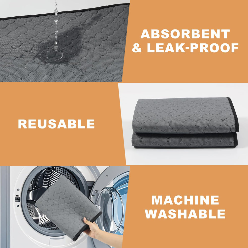 WUFFLYDRY liner demonstrates machine washable ease for repeated use.
