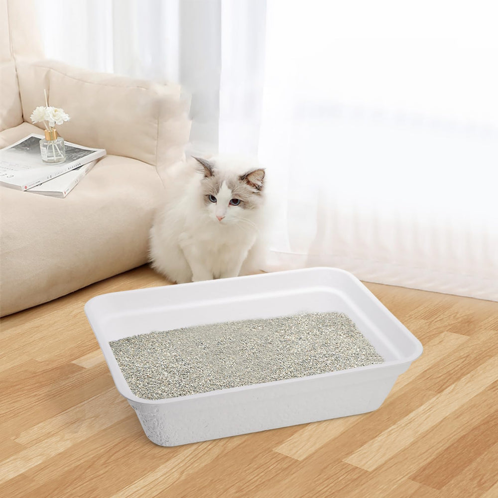 WUWEOT portable pet litter pan shown for travel and on-the-go setups.