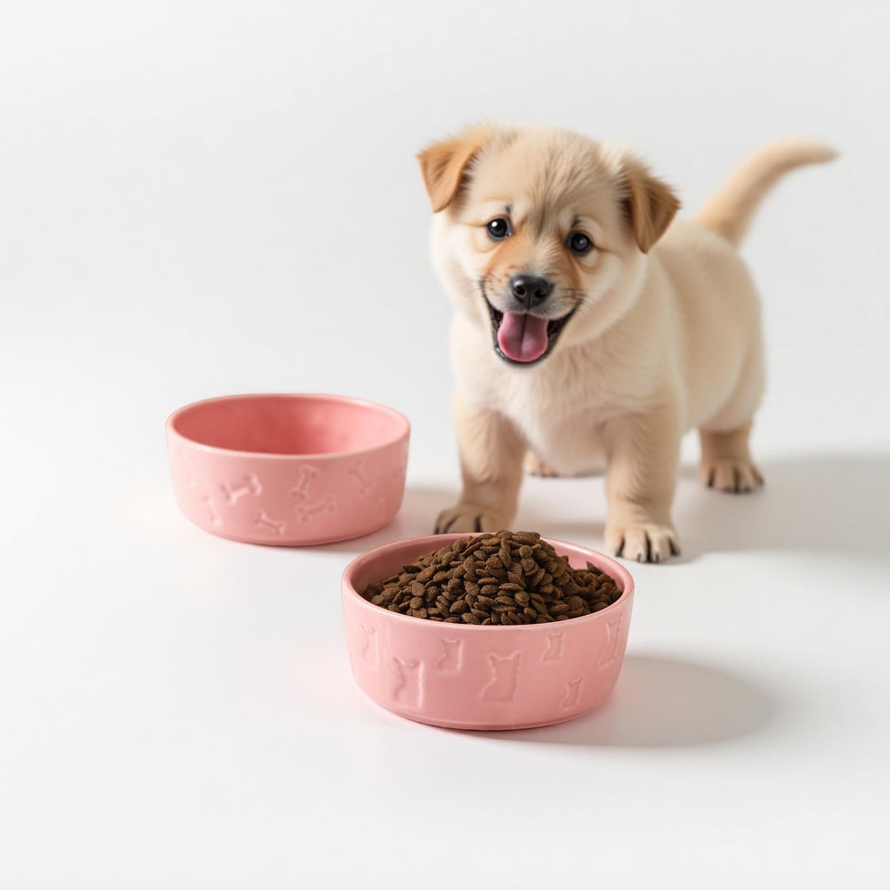 WUYIAZHI 5-inch wide bowl ideal for small dogs and puppies
