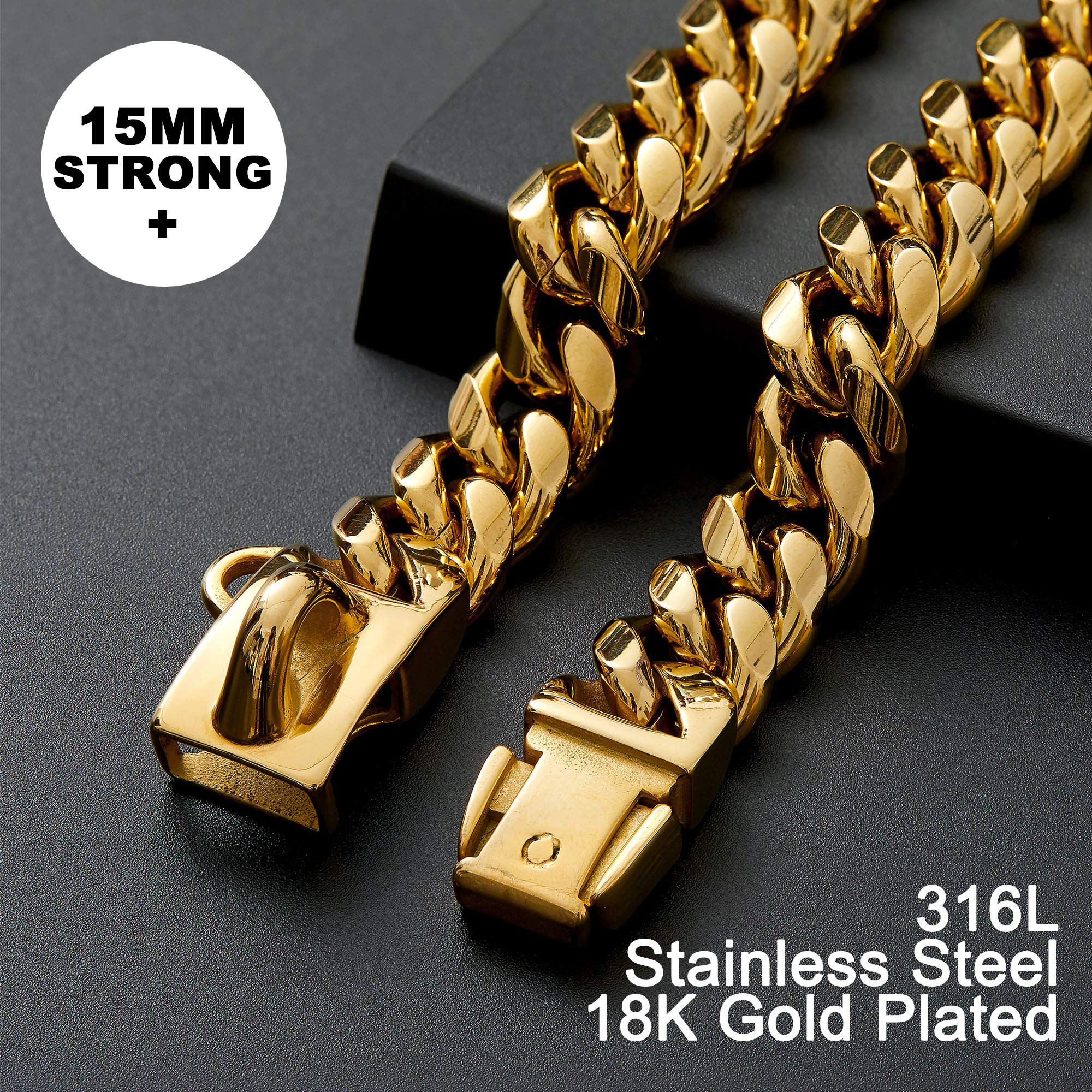 W/W Lifetime polished collar surface reflecting shine and comfort during walks