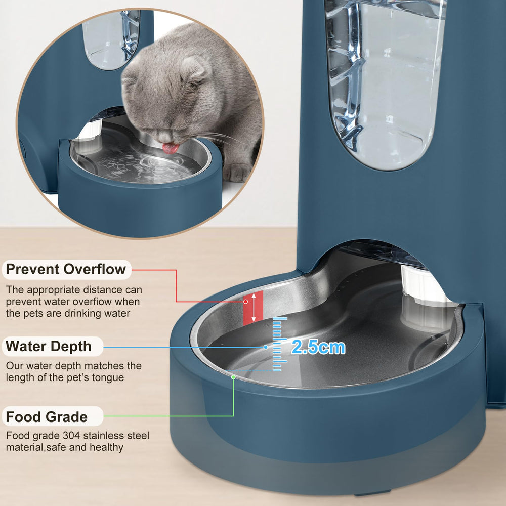 WyfKyd gravity water dispenser side view demonstrates low-noise output for peaceful homes.