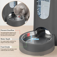WyfKyd 6lb food and 1gal water capacity for longer intervals