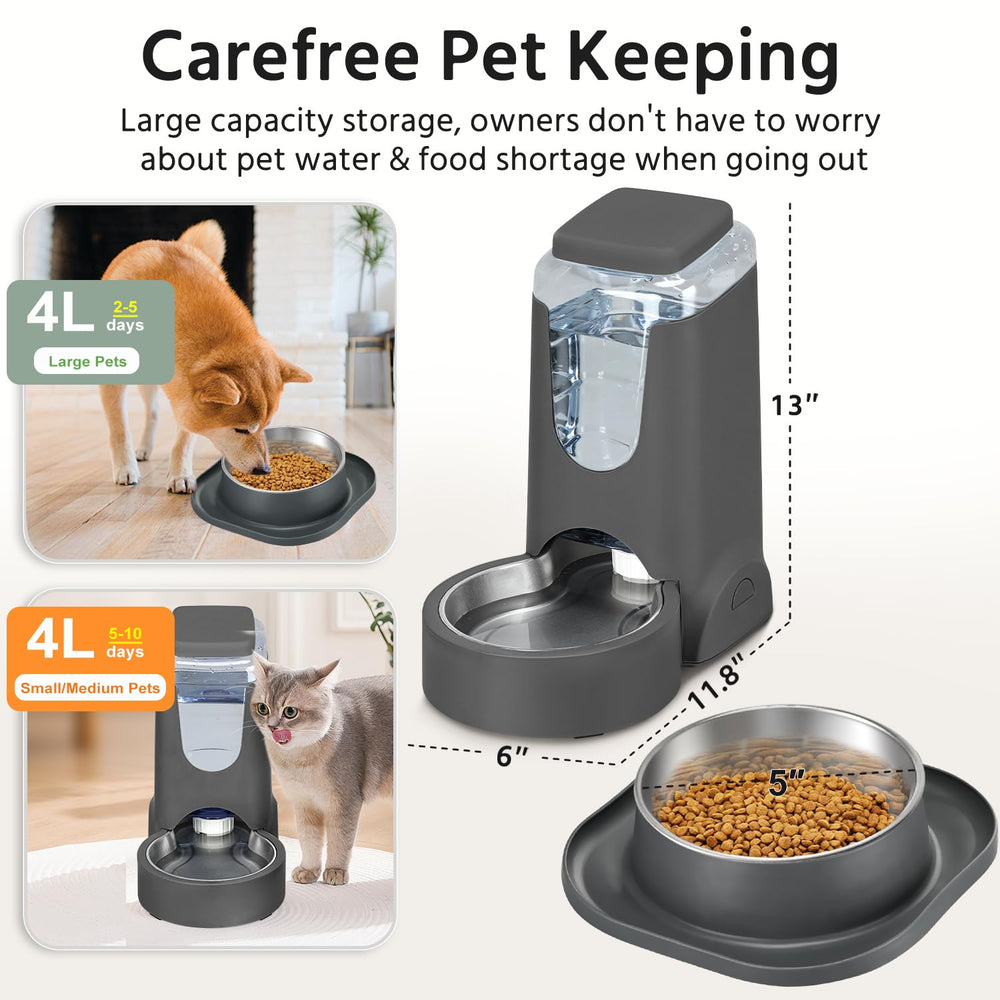 WyfKyd stainless food bowl with detachable bottom is easy to clean