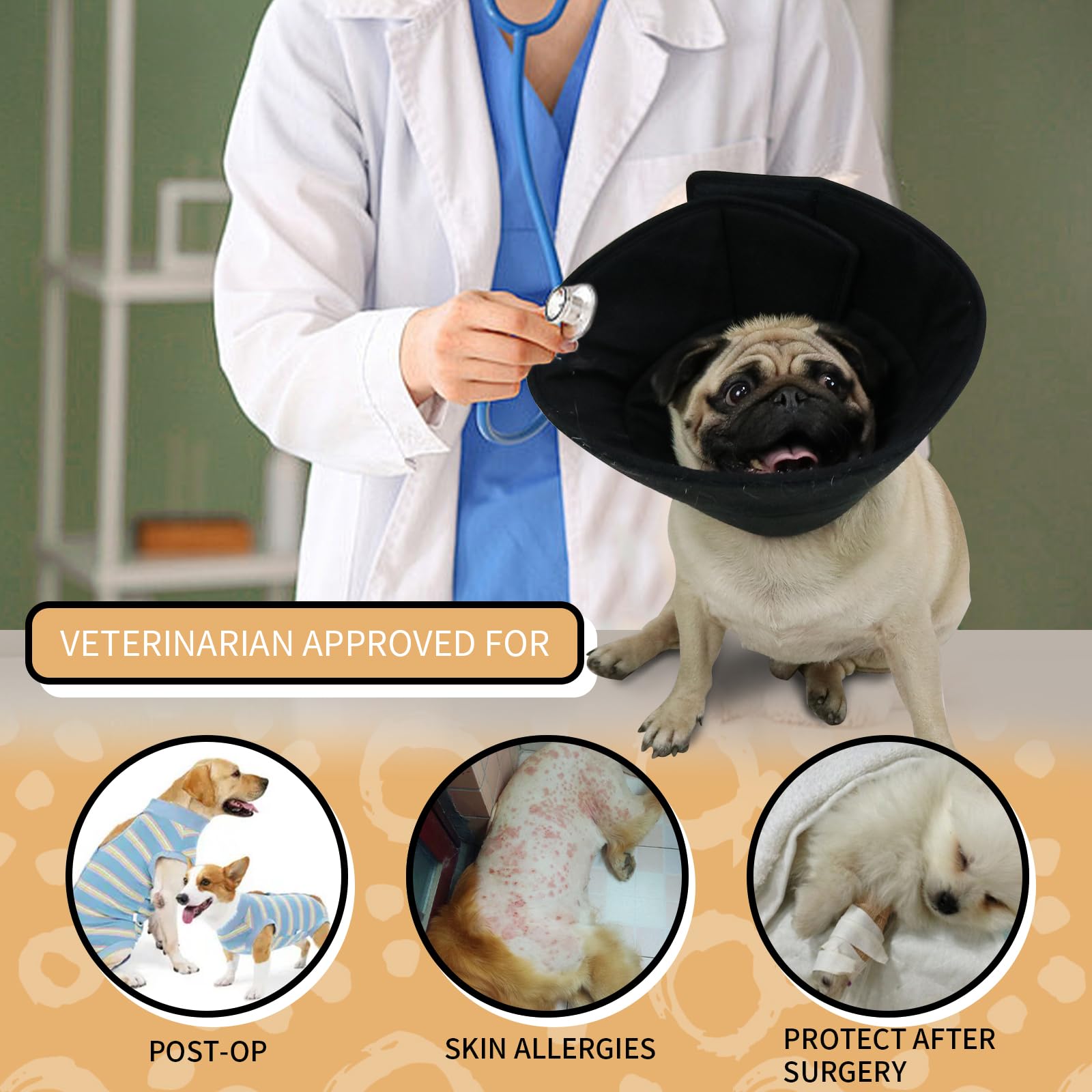 WZ PET soft-cone comfort reduces stress and supports easier recovery at home.