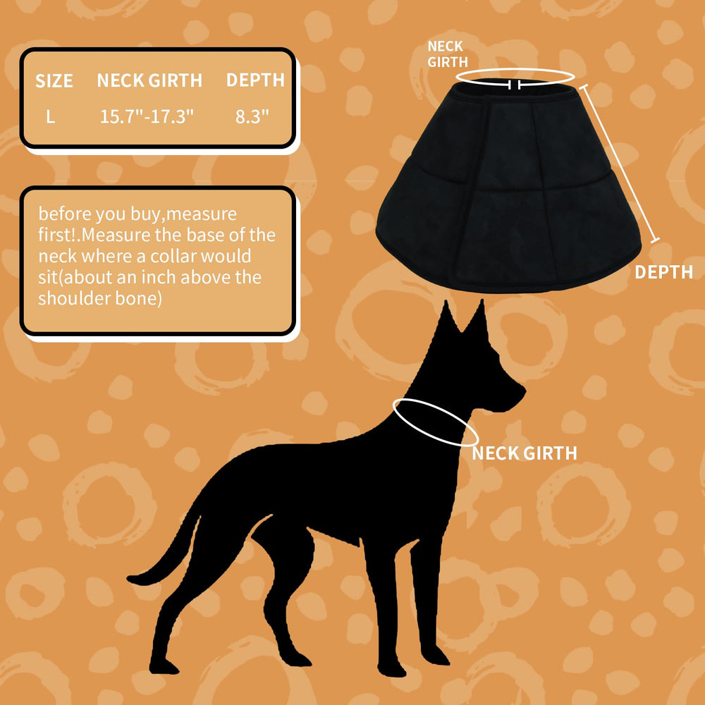 WZ PET soft recovery cone material provides gentle protection during healing.