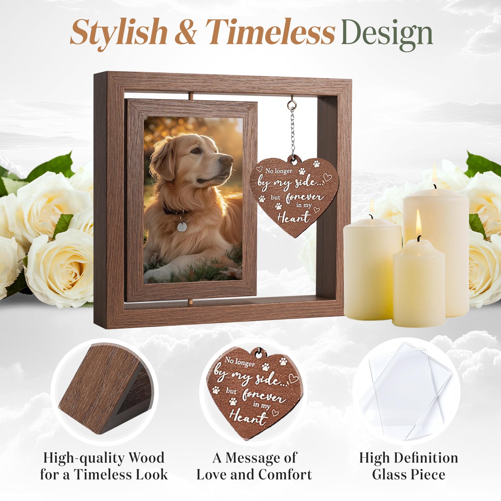 X-partner heart pendant engraving highlights pet memory as a keepsake.