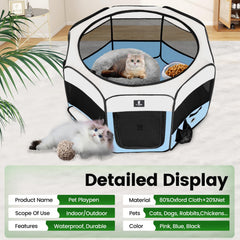 X-ZONE PET playpen carry case highlights portable design.