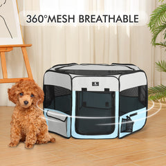 X-ZONE PET playpen front door and removable top for versatility