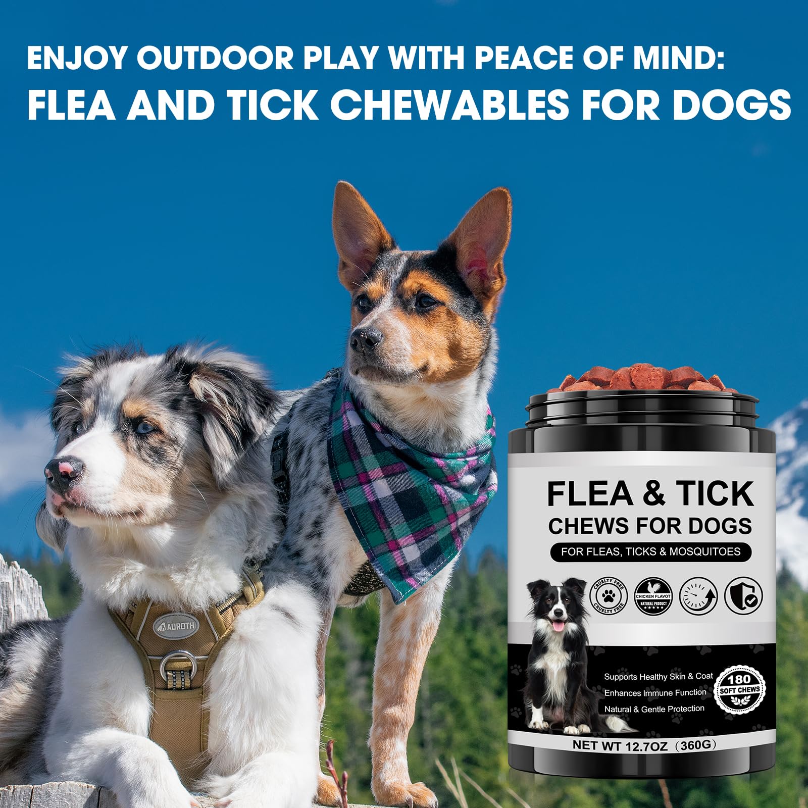 Xaninp dog-enjoyable-taste chews make daily routines more pleasant.
