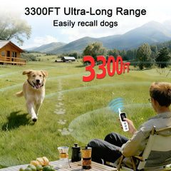 Xavbrysw LED light feature aiding night-time dog tracking