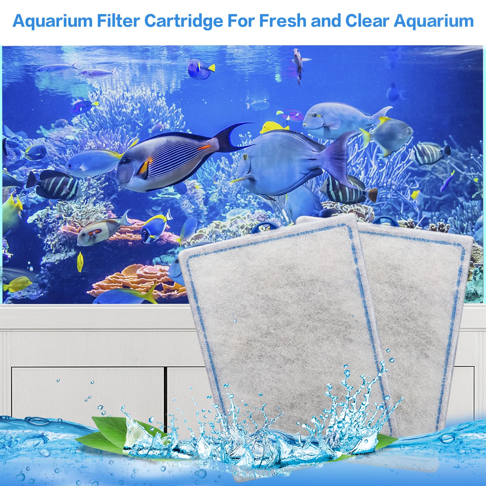 XBBWMRS aquarium water appears clearer after filtration