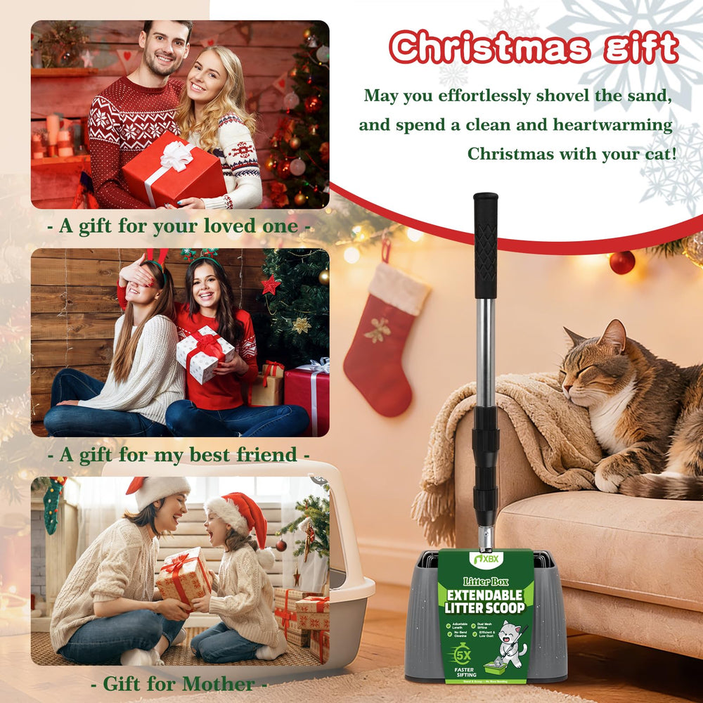 XBX durable cat pooper scooper for home use and daily tasks