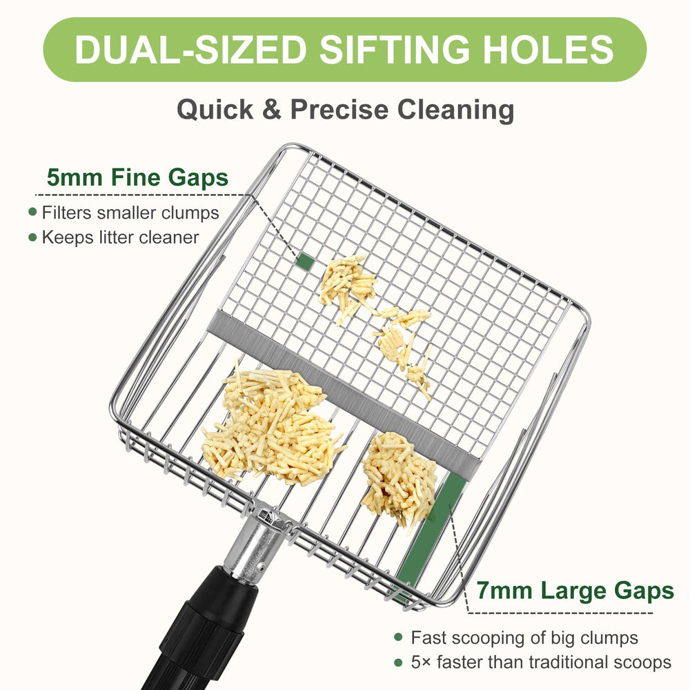 XBX stable scoop holder keeps the tool upright for tidy storage