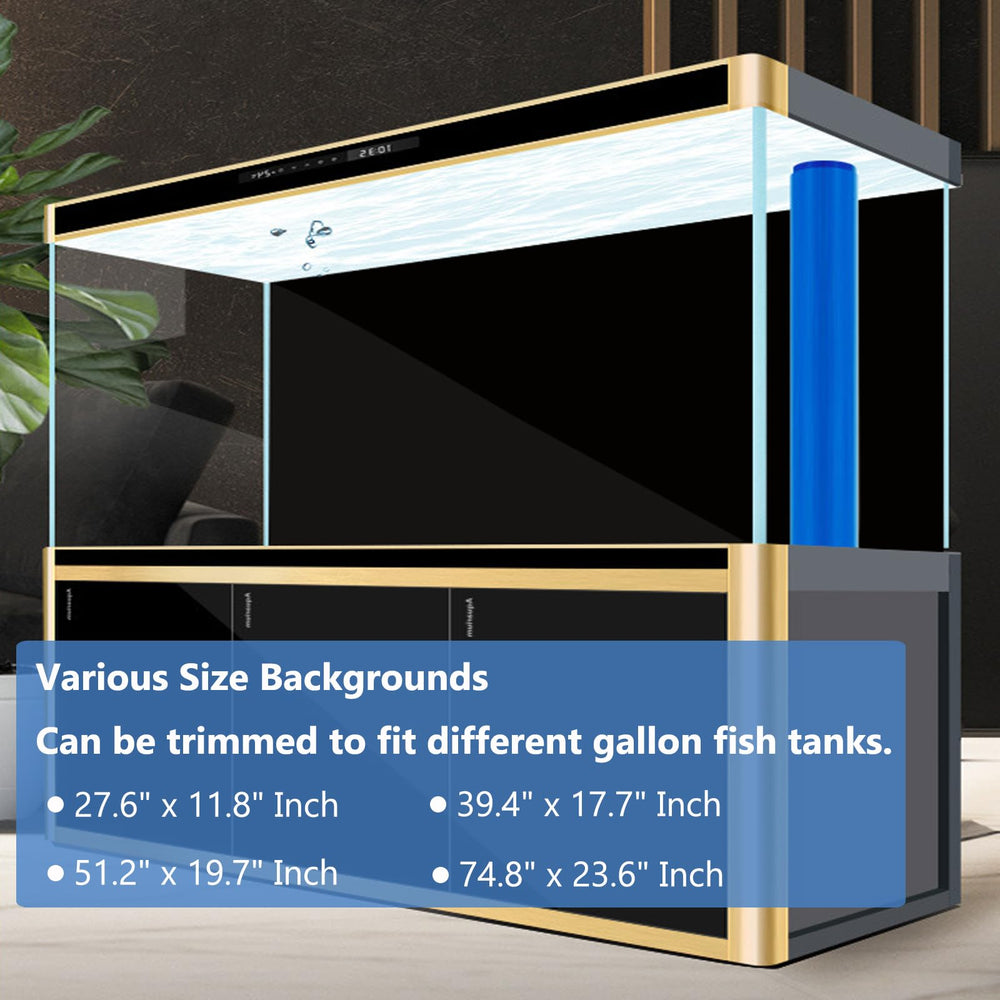 XCNO background static cling demonstrated for easy, glue-free installation