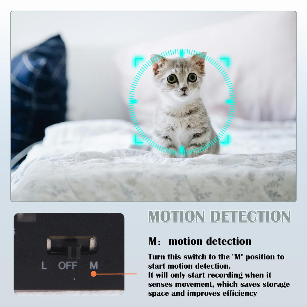 XCOUI hidden camera clock wall mount demonstrates flexible placement for home monitoring