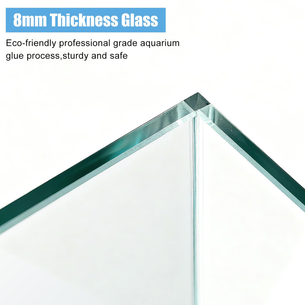 XDPET Ultra Clear Aquarium lid integrated design for versatile feeding box.