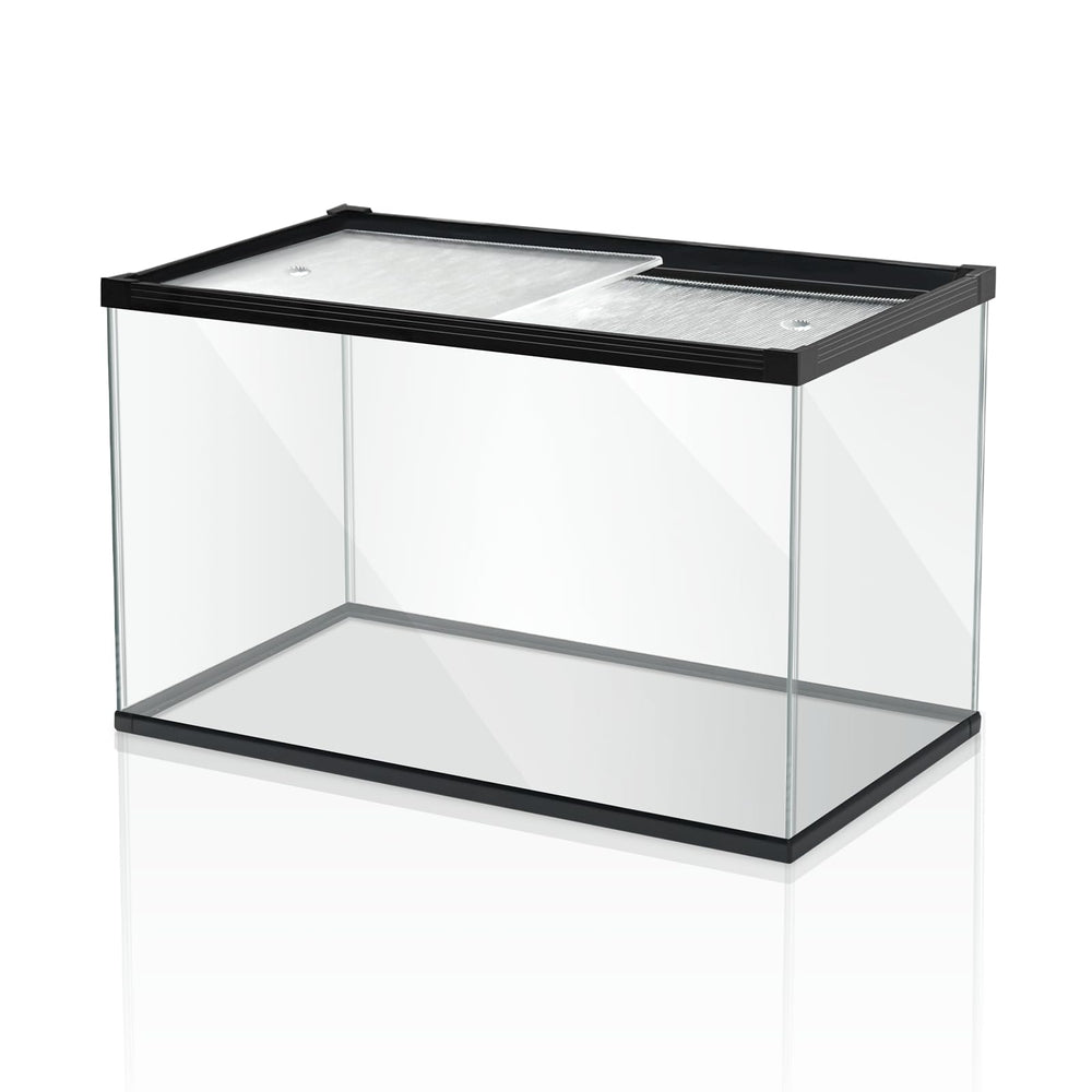 XDPET Ultra Clear Glass Aquarium 29-gallon wide view shows crystal clarity for vivid fish.
