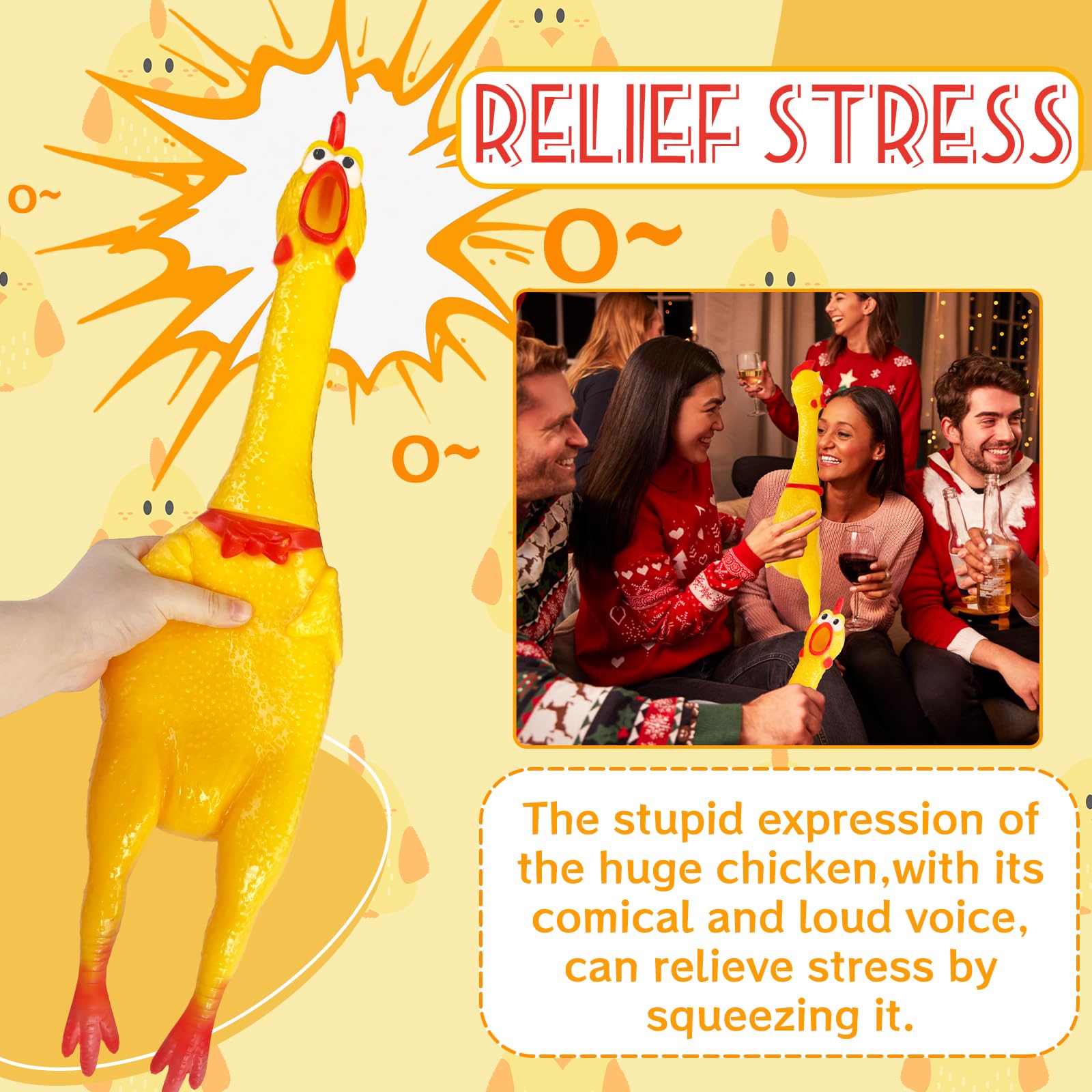 Xeehwb squawking-prank-gift showcases a loud voice that grabs attention