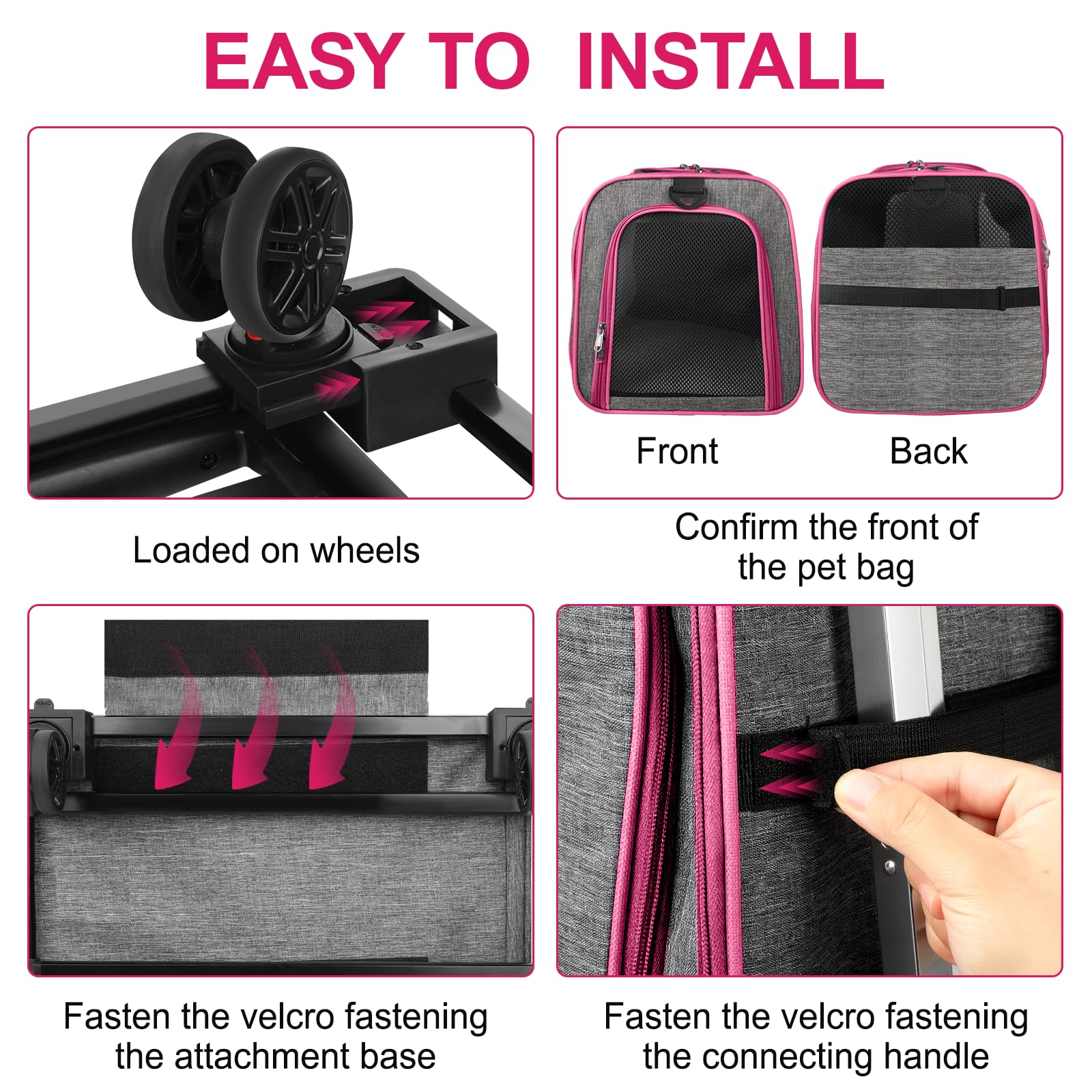Xeoca expandable side panel shows extra space for pets
