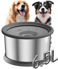 Xetino 6.5L dog water bowl with large capacity for multi-pet homes
