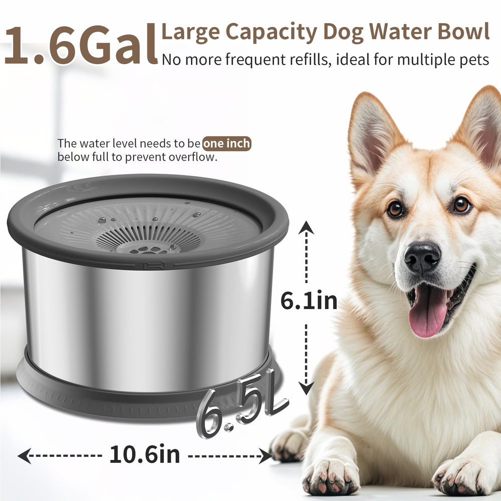Xetino no-spill dog water bowl reducing splashes during use