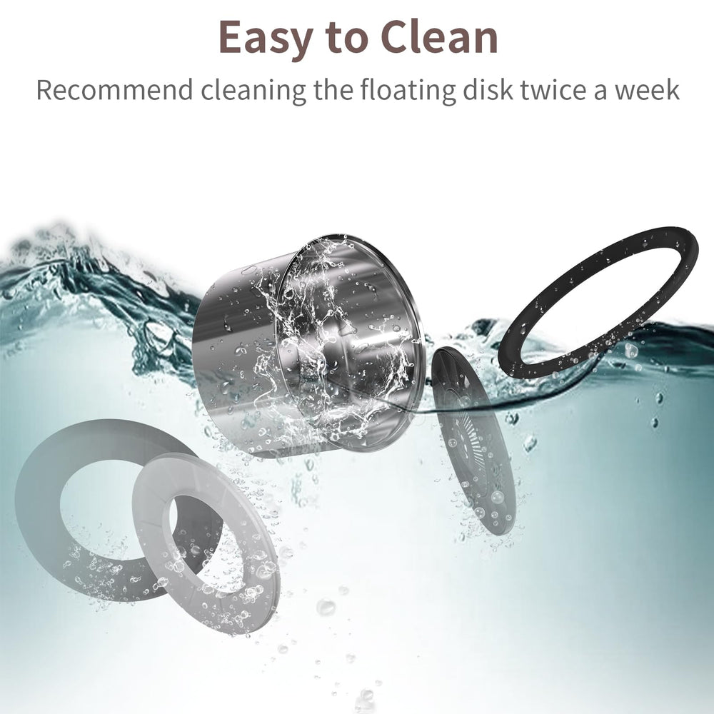 Xetino removable filter improves water freshness for dogs