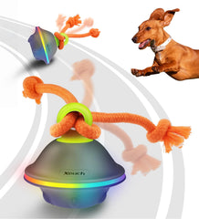 Xeuch interactive dog toy LED ball lights up to boost chase and play sessions