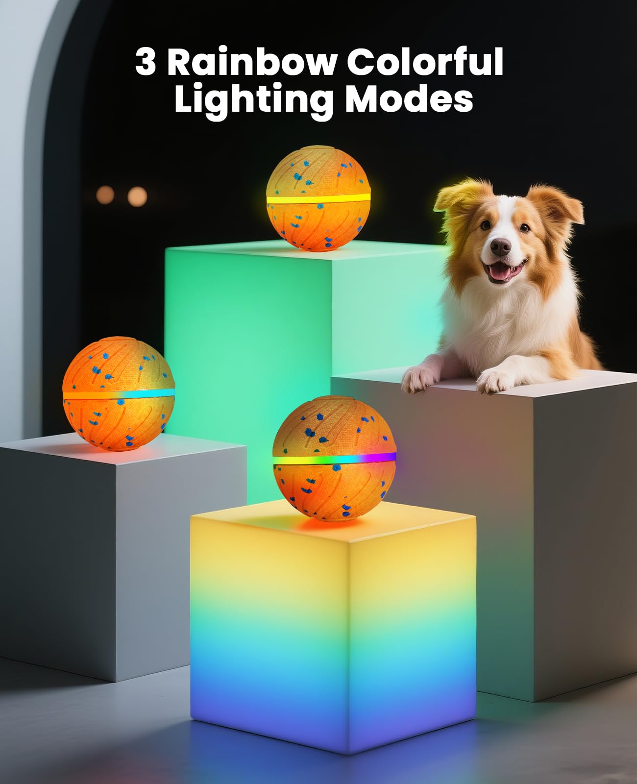 Xeuch Smart Interactive Dog Ball replaceable shell, easy-clean design.