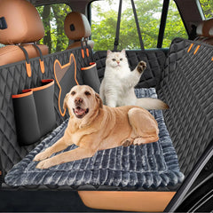 XFEXM backseat mat with non-slip silicone bottom for stability