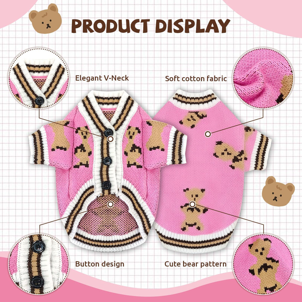 XGDMEIL easy-dressing knitwear with button-up design for quick outfit changes
