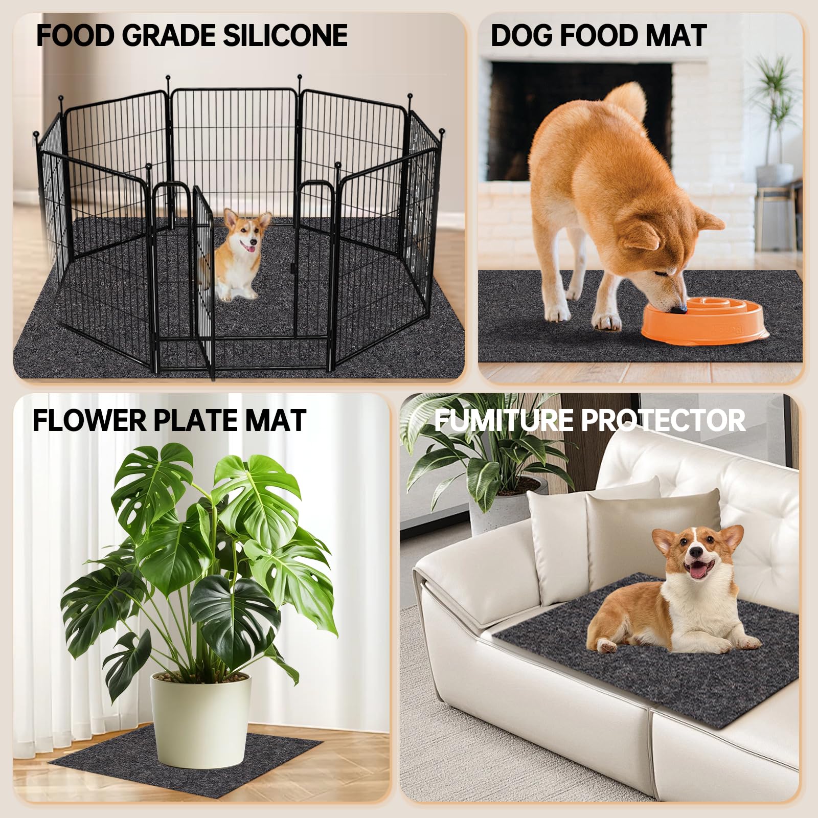 XGKHOM non-slip surface keeps pets steady during use
