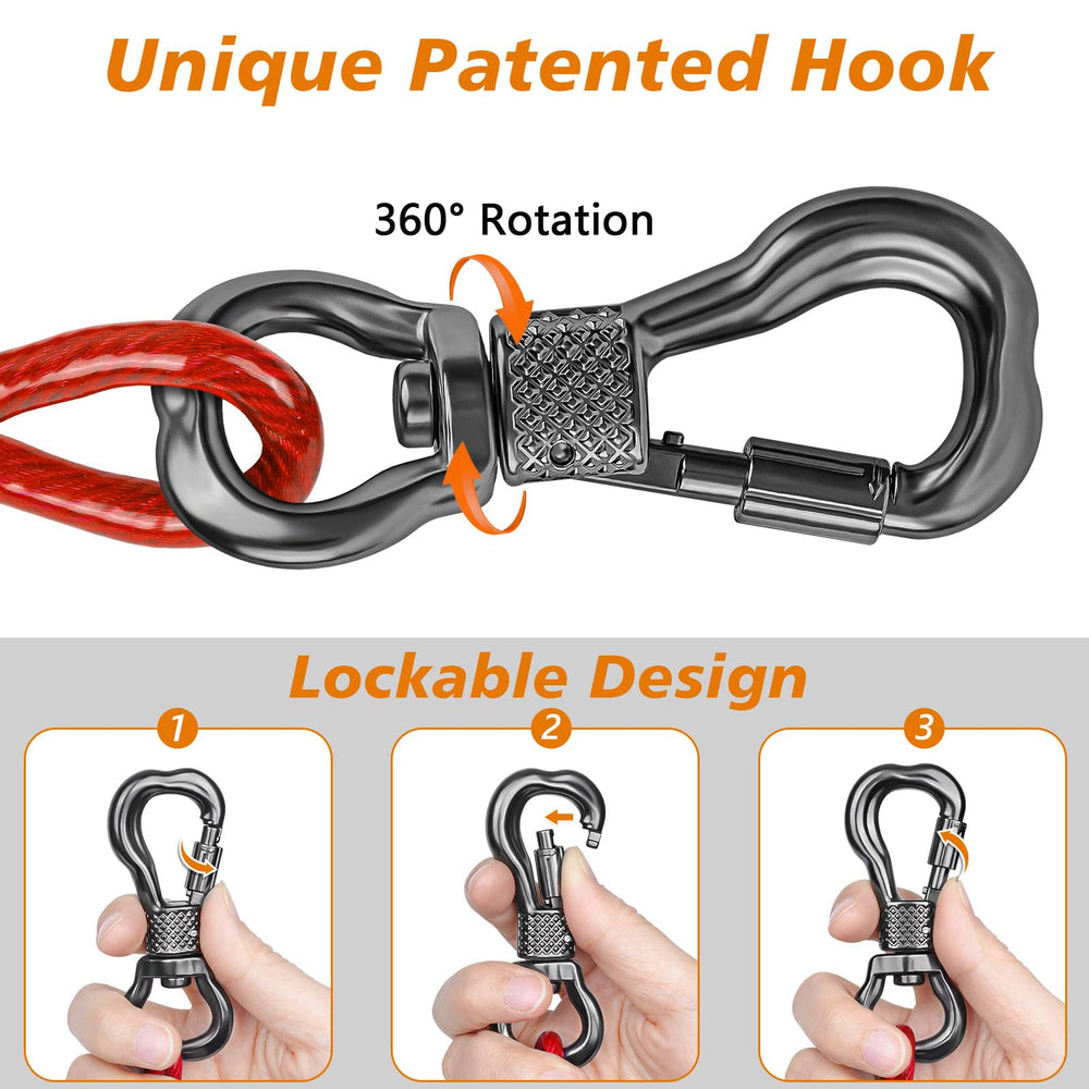 XiaZ dual fixed clasp protects against accidental unclasping during play.