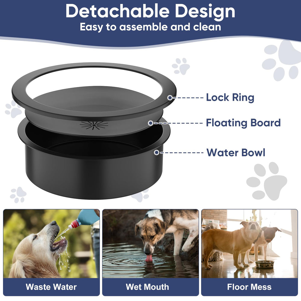 XIAZ four-height settings fit medium to large breeds for comfortable dining.