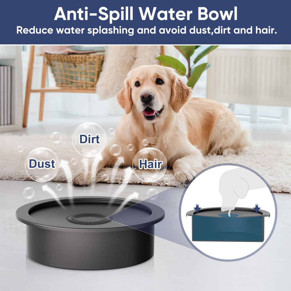 XIAZ portable travel dog bowl stand fits bags for outdoor meals.