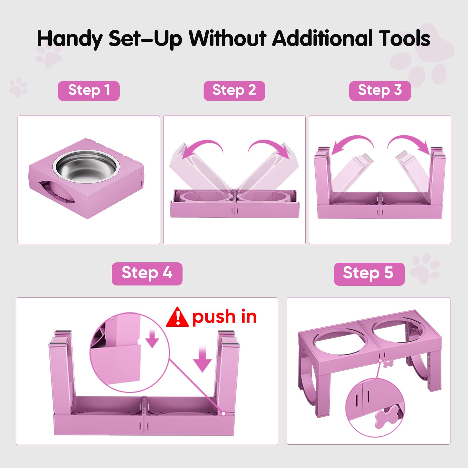 XiaZ size-chart reminder helps choose the correct height for your dog.