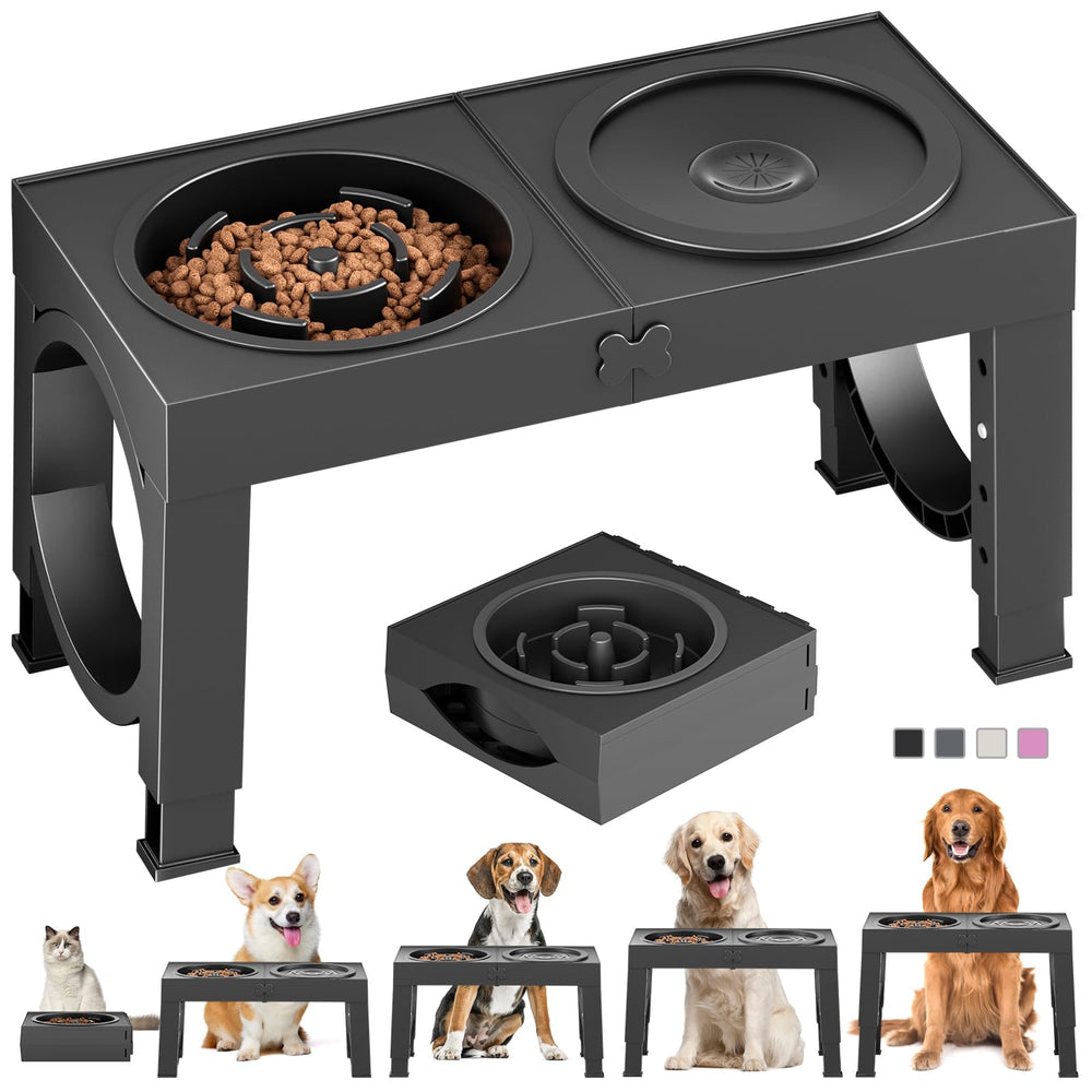 XIAZ slow-feeder bowl-stand aids paced eating for healthier mealtimes.